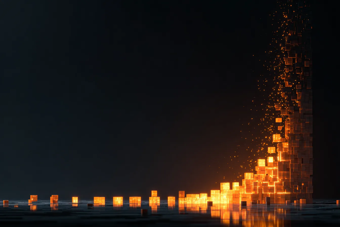 Coquille de nautile vue du dessus sur une eau sombre, les ondulations déformant la géométrie de Fibonacci